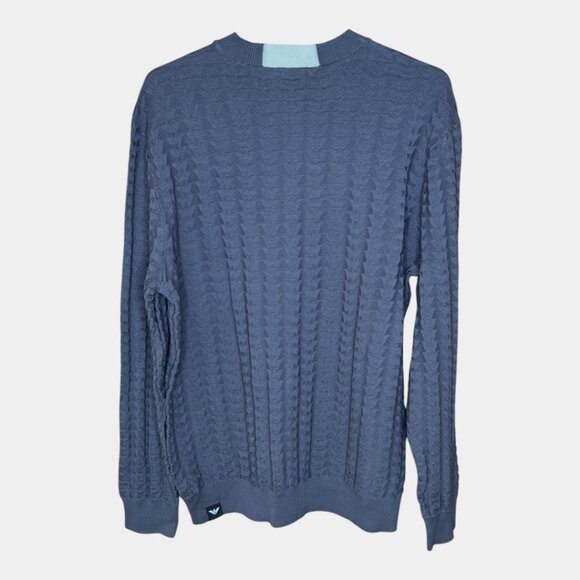 Emporio Armani Knit Sweater Dark Grey Size XL - Picture 5 of 8